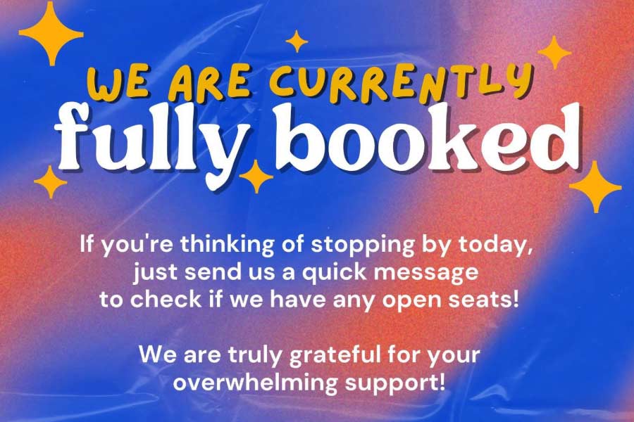 Fully Booked Today: August 12, 2025